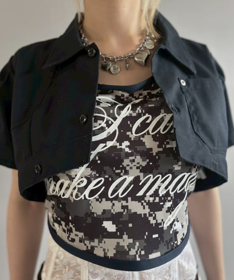 【Chinatsu Aoyama】 RE Makers Shirt Navy / 260702-016