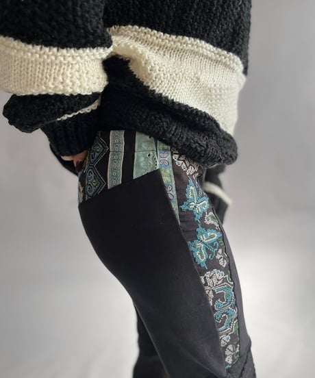 【USED】 Pure Fix Patterned Flare Pants / 241207-014