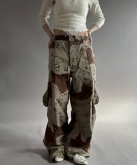 【RE;CIRCLE】 RE Military Camouflage Wide Cargo Pants /260226-016