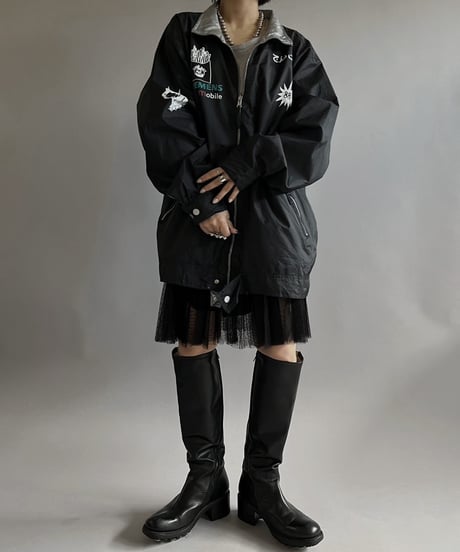 【Mashup Products】 Silk Screen Reversible Nylon Jacket /  240217-005