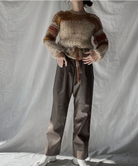 【USED】    Mohair Knit Top①/211216-002