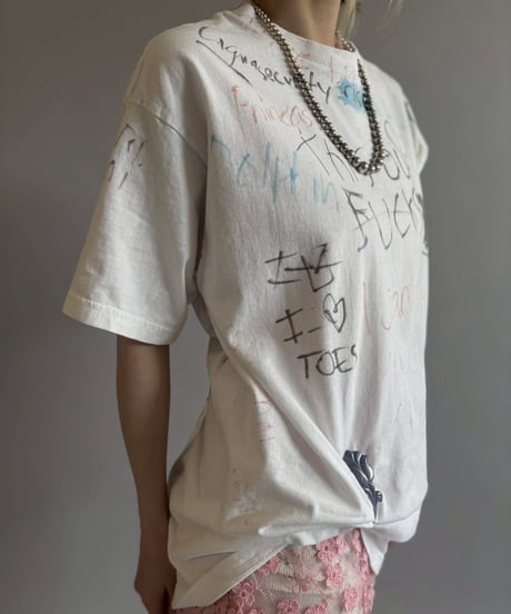 【USED】 98's FRUIT OF THE LOOM Memorial T-Shirt / 260523-026