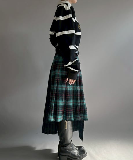【RE;CIRCLE】 RE Kilt Long Skirt / 251204-009