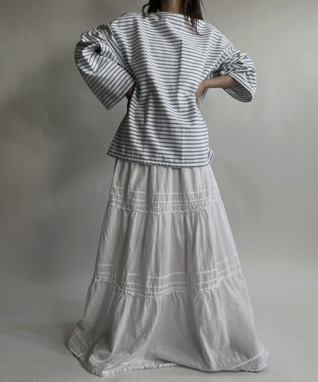 【USED】 White Cotton Camisole One-Piece / 220423-010