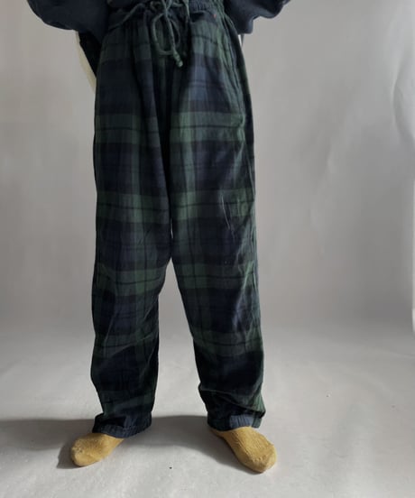 【USED】 POLO Ralph Lauren Sleepwear Cotton Checked Pants / 230114-002