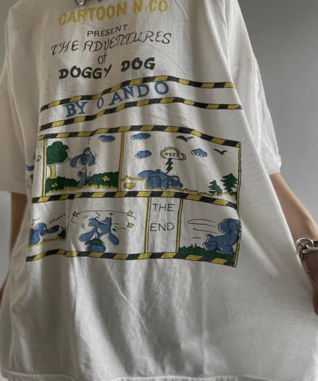 【USED】80~90's DOGGY DOG T-Shirt  /240720-042