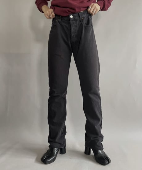 【USED】   Levi's Denim Pants 501 Black / 221203-006