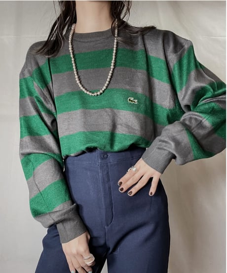 【USED】 LACOSTE Acrylic Knit ④ / 220111-014