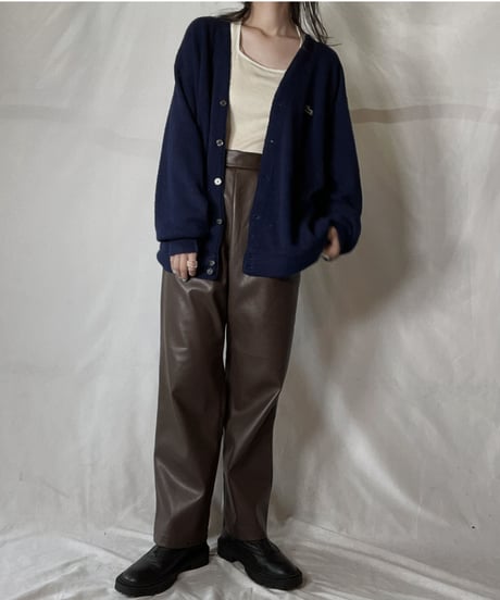 【USED】 LACOSTE Acrylic Knit Cardigan  ③ / 220111-003