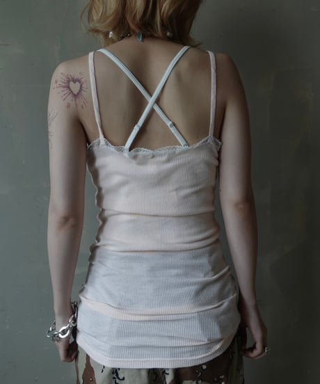 【RE;CIRCLE】 Re Embroidered Camisole Top  /  250724-012