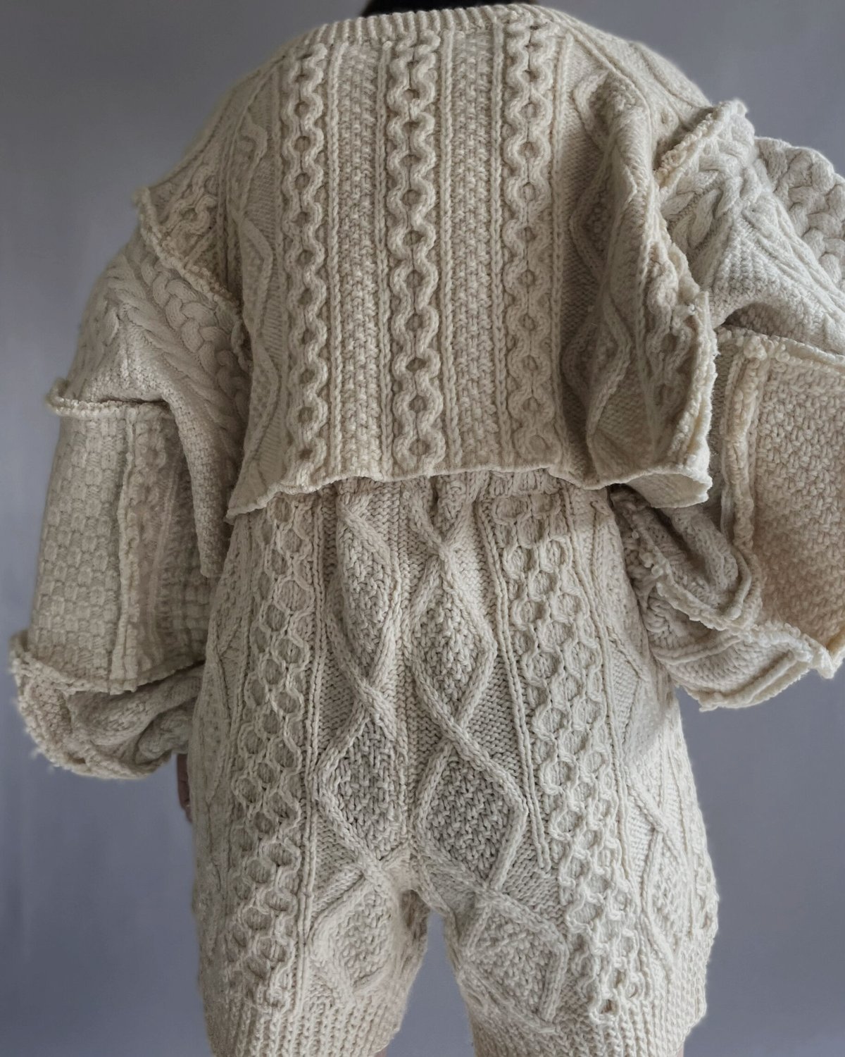 RE;CIRCLE】 RE Alan Knit Short Bolero / 221229- 