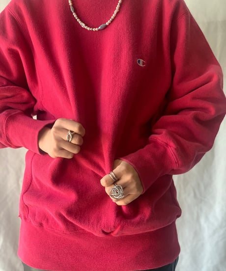 【USED】90's USA Champion Reverse Weave Sweat One Point /210213-010