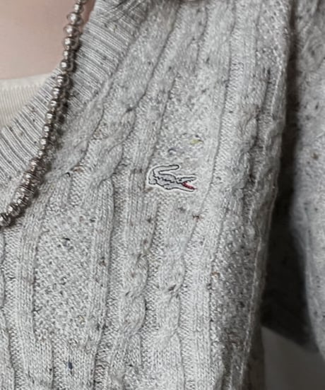 【USED】 LACOSTE Acrylic Knit ⑫ / 220111-024