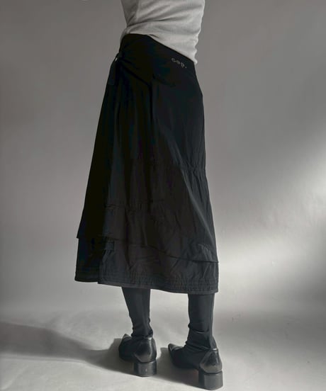 【USED】 Cop.Copine Nylon Cargo Pocket Design Skirt / 260131-021