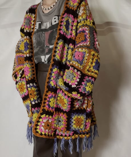 【RE;CIRCLE】 RE Granny Knit L/S Cardigan①/210917-013