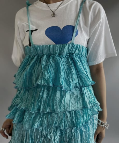 【RE;CIRCLE】RE Tiered Skirt & Bra Set / 230803-004