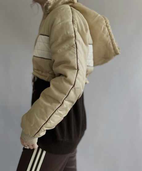 【RE;CIRCLE】 RE Draw Code Short Down Beige / 221215-002
