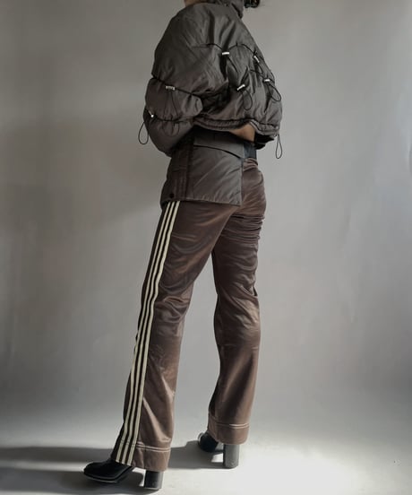 【RE;CIRCLE】 RE Draw Code Short Down Brown×Black + Sacoche / 221215-009