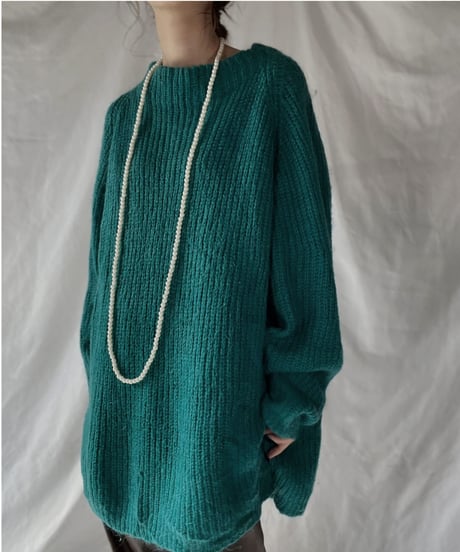 【USED】    Mohair Knit Top②/211216-003