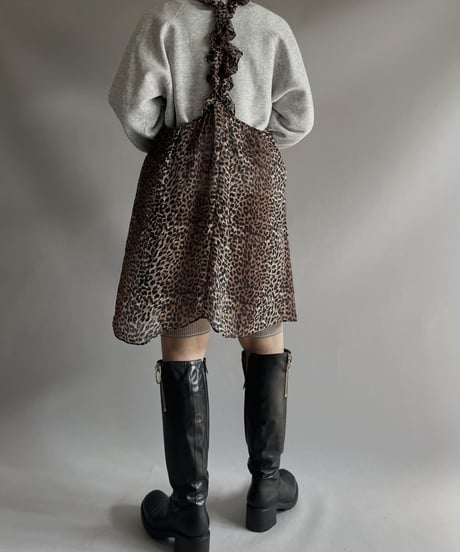 【USED】  Leopard Patterned Camisole Top / 231104-012
