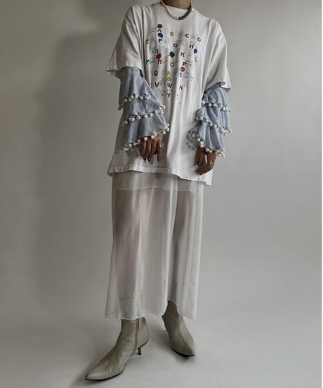 【USED】 Short Sleeves T-shirt “Alphabet “ / 220507-007