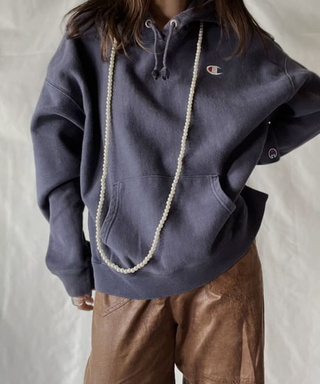 【USED】   Champion Reverse Weave Hoodie One Point/211007-033