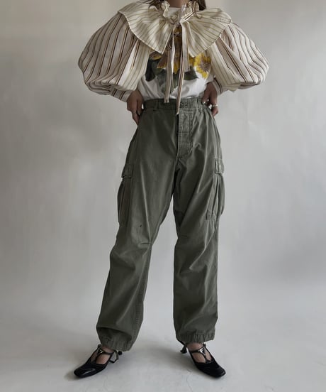 【RE;CIRCLE】 RE Striped Shirt Detachable Collar + Bolero / 220609-001