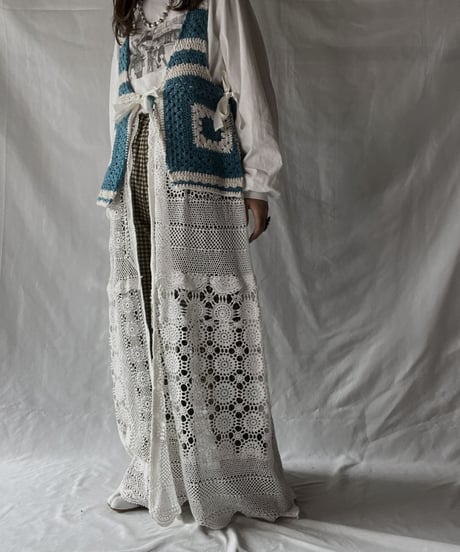 【RE;CIRCLE】 RE Granny × Crochet N/S Gown③/211014-017