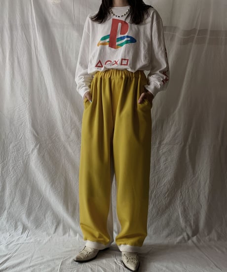 【USED】L/S T-shirt "PS" Family Logo /210602-011