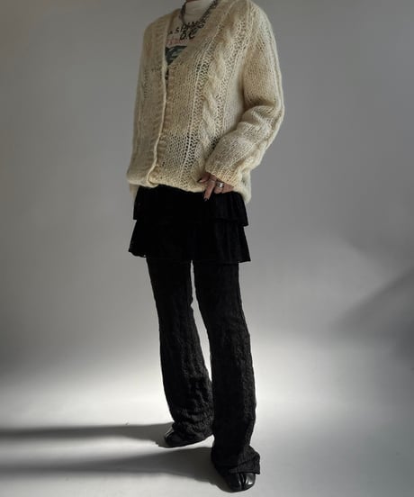 【USED】 Made in Italy Mohair Knit Cardigan /250111-013