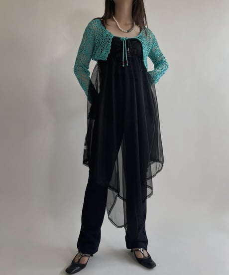 【USED】 See-through Camisole One-piece / 220430-015