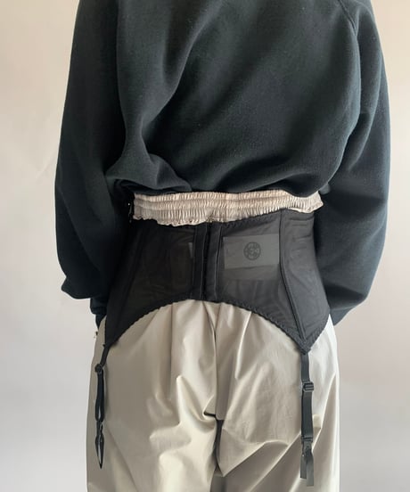【USED】 Sheer Corset Skirt / 241124-001