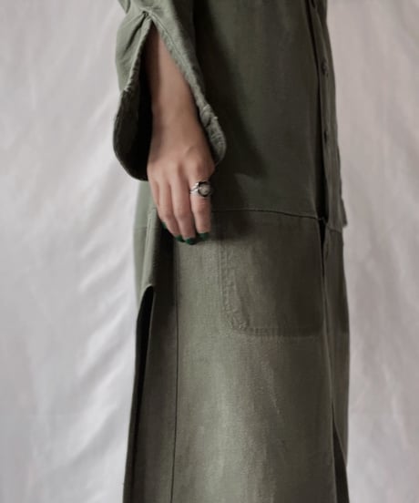 【RE;CIRCLE】  RE Fatigue One-piece Shirt①/20210819-044