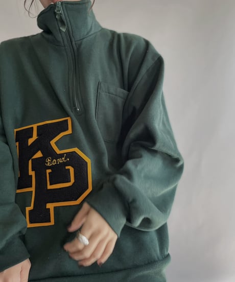 【RE;CIRCLE】 RE Wappen Half Zip Sweater Shirt / 221103-015