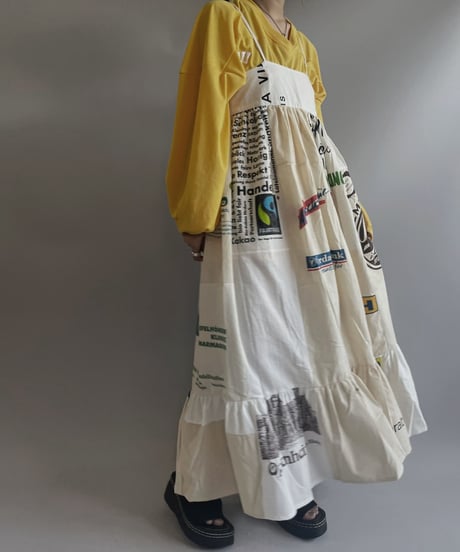 【RE;CIRCLE】RE Eco-Friendly Bag Camisole Long One-piece / 230727-003
