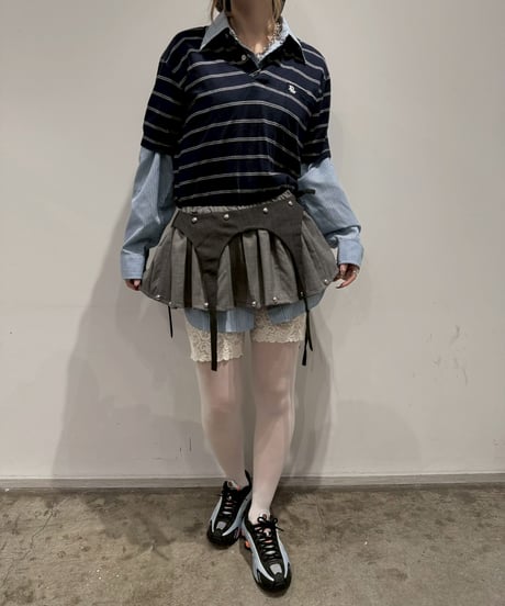 【RE;CIRCLE】 RE Suit Skirt/ 260219-023