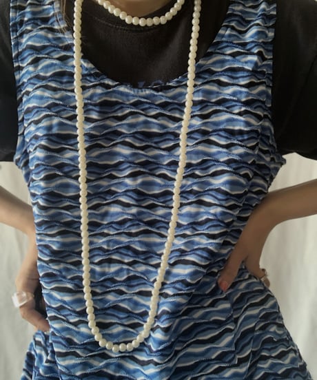 【USED】 Summer Knit N/S One-piece/210714-020