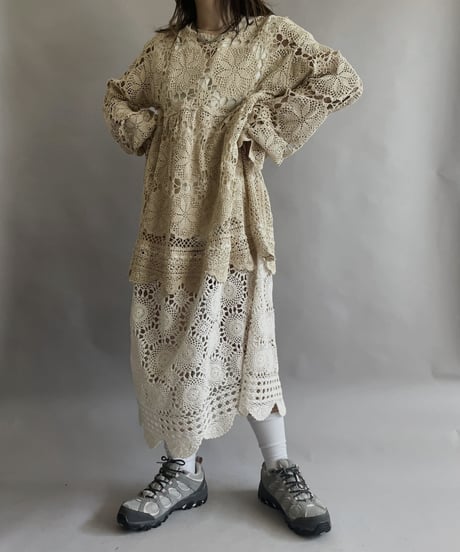 【RE;CIRCLE】 RE Crochet One-piece / 230330-001