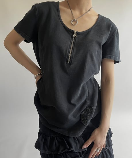 【USED】  Harley-Davidson Zip Design Top /250426-021