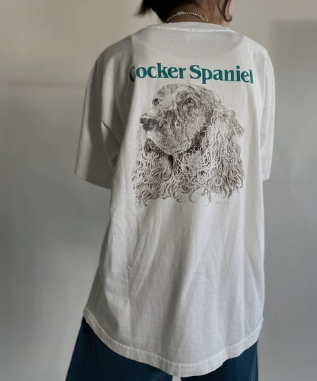 【USED】 Short Sleeved Dog T-shirt / 220625-005