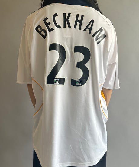 【USED 】adidas LA GALAXY Soccer Shirt /240603-029