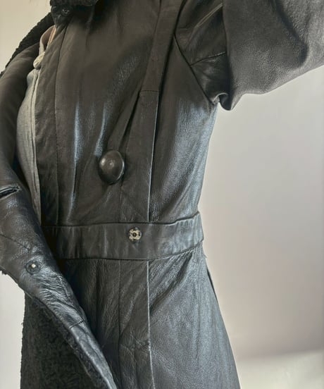 【USED】 Design Leather Coat / 260131-009