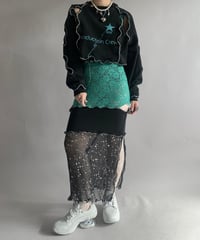 【Chinatsu Aoyama】 RE Mellow Camisole Long One-Piece + Sweat Top /  241121-018