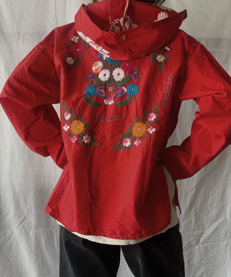 【RE;CIRCLE】RE Embroidery Ethnic Mexican Parker ⑦/210617-025