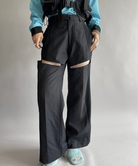 【RE;CIRCLE】 Re Suit Slit Pants/ 241003-029