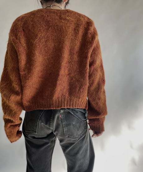 【USED】Vintage Mohair Mix Cardigan / 240101-027