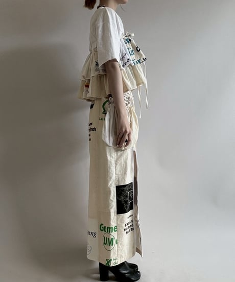 【RE;CIRCLE】 Re Eco Bag Maki Skirt /  250626-015