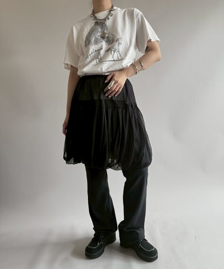【USED】 Sheer Mini Skirt  / 250705-003