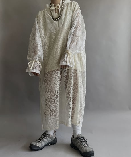 【RE;CIRCLE】 RE Crochet Lace One-piece / 230330-004