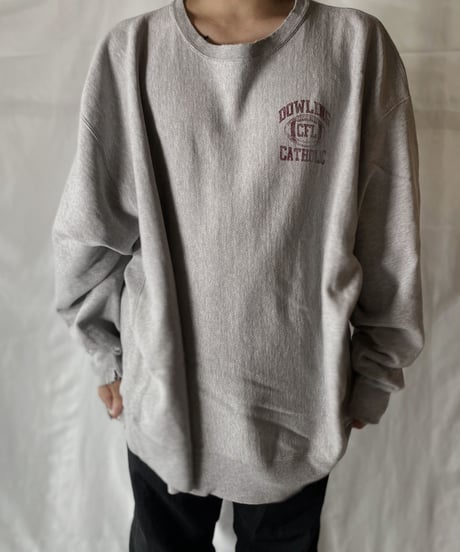 【USED】  Champion Reverse Weave Sweat DOWLING CATHOLIC/210902-032